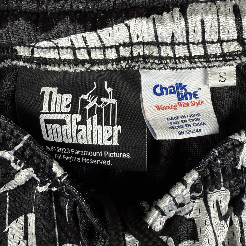 The Godfather Chalk Line Hoodie‎ M Shorts S Black Don Corleone Licensed Bundle - Picture 12 of 16